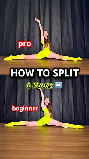 How to Get Your Splits FAST😳 6 Moves That Actually Work #flexibility #stretching #yoga