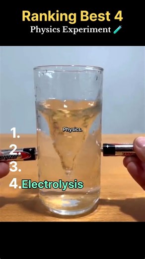 Ranking Best 4 physics Experiment #science #physics #shortvideo