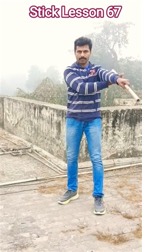 🔥 Stick Lesson 67 | Frontal ➡️ Down Strike Flow 💥 #BothHands #Power⚔️ Stick Lesson No. 67