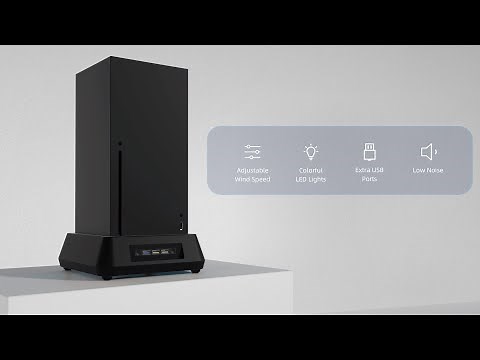 Mcbazel Cooling Base Stand with LED Lighting & Indicator for Xbox Series X Console (SY-618)