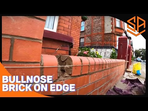 BULLNOSE BRICK ON EDGE AND BRICK ACID