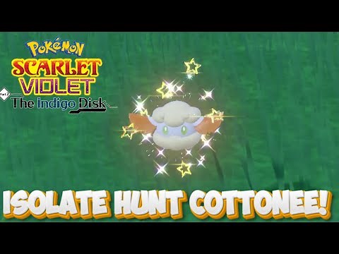 How To EASILY Shiny Hunt Cottonee In Pokemon Scarlet and Violet the Indigo Disk!