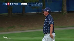 Jason Dufner makes birdie on No. 15 at Wyndham
