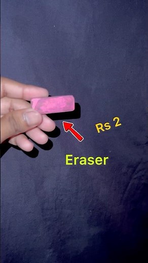 I MADE A CLAY FROM ERASER #shorts