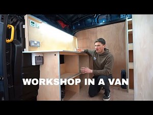 We built a FORD TRANSIT work van?! - The Ultimate Workshop on Wheels