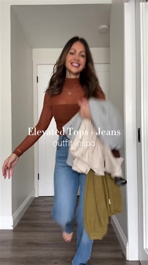 These are the tops jeans I reach for when I want to look put together without trying too hard. Easy staples, flattering fits, and all linked in my bio for you 🤍👖 Estos son los tops jeans que busco cuando quiero lucir juntos sin esforzarme demasiado. Grapas fáciles, cortes favorecedores, y todo vinculado en mi biografía para ti 🤍👖 #foryoupage #viral #fashiontiktok #fashionlookbook #fashiontips