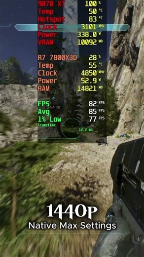 RX 9070 XT, 7800X3D, Halo Campaign Evolved, 1080p,1440p,4k, Max Settings,