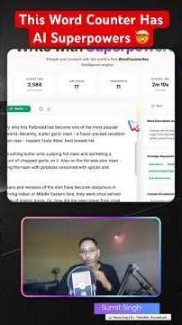 This Word Counter Has AI Superpowers 🤯 #shorts