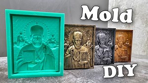 How to Make Silicone Mold for Plaster Icons?