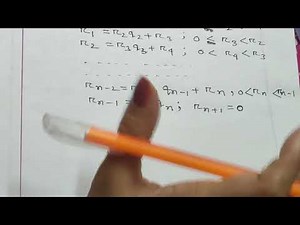 Z এর ইউক্লিডীয় এলগরিদম বর্ণনা ও প্রমাণ |Lecture 28 |Cha 1 (বিভাজ্যতা)|Theory of Numbers|Hon's 4th Yr