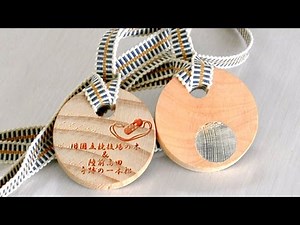 金メダルならぬ「木メダル」製作中