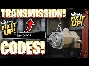 🧑‍🔧*TRANSMISSION* ALL NEWEST TRANSMISSION UPDATE CODES FOR FIX IT UP | ROBLOX FIX IT UP CODES
