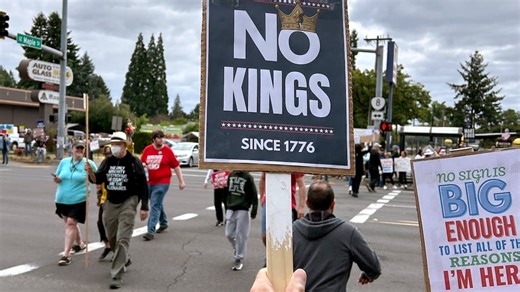 ‘No Kings’ rallies draw thousands across the Pacific Northwest