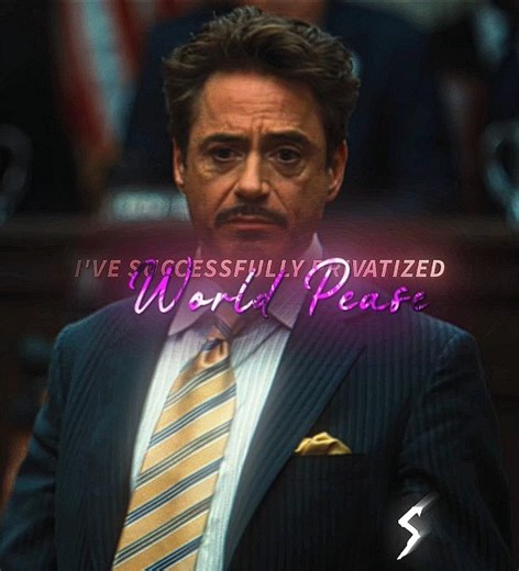 'F*ck You Mr. Stark`|| Iron Man Edit || MATADORA (Slowed)