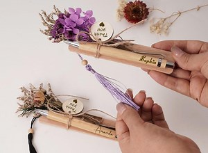 Engraved Wooden Pen & Bookmark Set | Personalized Ballpoint Pen With Name | Custom Engraved Teacher Gift | Personalized Bamboo Ballpoint Pen - Etsy Australia