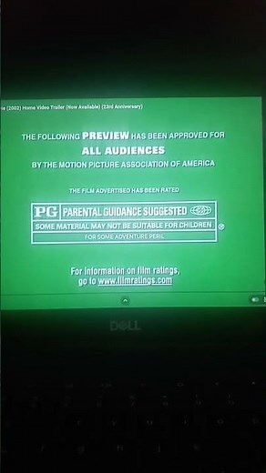 Disney MPAA Trailer Ident (Green Band) (Rated PG) (2002) (The Wild Thornberrys Movie)