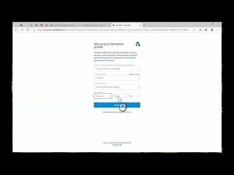 How to create an Autodesk Educational Account - Up to Sep. 2020