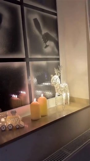 DIY Xmas Magic on Instagram: "Snowy windows without the freezing weather ❄️🪟 Santa Snow Spray turns any window, mirror, or display into a cozy winter scene in seconds. #snowspray #christmas #christmasdecor #christmastree #holidaydecor #viralreels"