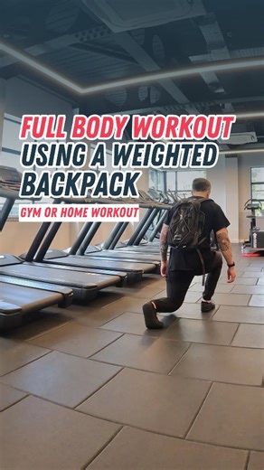 Stuart | Online Expedition Fitness Coach 🏔️ on Instagram: "TRY OUT THIS FULL BODY WORKOUT USING A WEIGHTED BACKPACK! 🏔️🎒 LIKE & SAVE this workout so you can give it a try at home or in the gym! ❤️ Get creative at home using benches, small steps etc. Start off by loading up a backpack with some weight plates or water bottles. If you find any of these exercises too difficult, then ditch the backpack and go body weight 🙏 FULL BODY WORKOUT 👇 🔹Backpack Box Step Ups - 3 x 20 (10 per leg) 🔹Backp