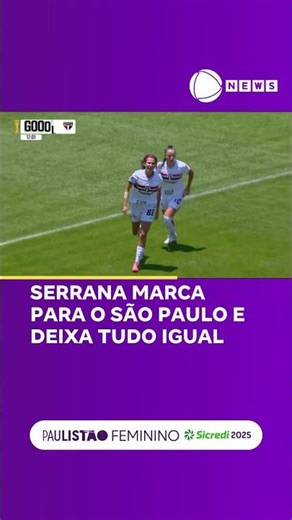 Serrana marca para o São Paulo e deixa tudo igual. 📲 #RecordNews #shorts