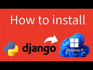 How to install and create Django project on Windows