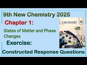 9th Class Chemistry New Book 2025 Chapter 1 || Exercise Solution || Punjab Board 9th new chemistry