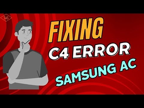 Say Goodbye to C4 Error | How to fix c4 error in Samsung ac?