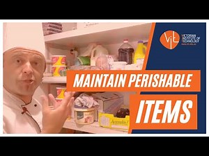 How To Maintain Perishable Items | Cook With VIT
