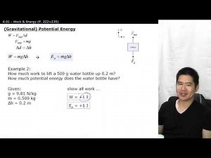 SPH3U 4.01: Work and Energy