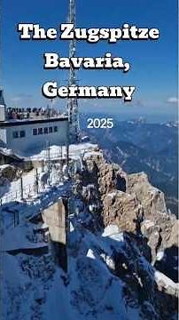 Großer Überblick über die Zugspitze, Deutschland – höchster Berg, Schnee, Panorama & Eibsee 🌄❄️🇩🇪