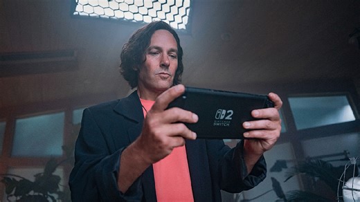 Paul Rudd fait la pub de la Nintendo Switch 2 comme dans les années 90