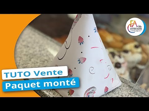 Tuto Vente 🛍 Réalisation d'un paquet monté 🎁