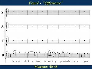 Faure Requiem - Op48 - 2 - Offertoire - Alto