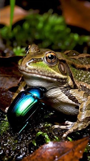 OMG! Frog Eats ANYTHING in HILARIOUS Slow-Mo! 🤯🔥😂