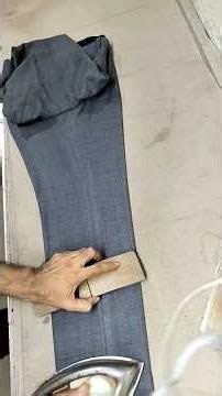 How to Iron Formal Pants Perfectly! 👔 #viral #fashion #laundry #folding