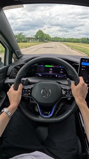 2026 VW Golf R Launch Control 0-60 #vwgolf #vwgolfr