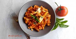 Need something new to cook for your family now that we are going to be at home more than we expected? This one pot sausage rotini recipe is as easy as Hamburger Helper and has a farm fresh taste. Get the recipe https://recipesjust4u.com/one-pot-sausage-rotini-bake/ | Recipes Just 4U | Facebook