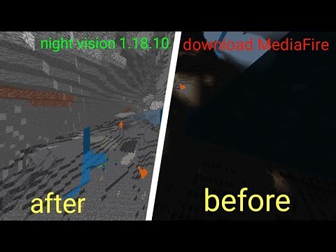 useful resource pack for survival | night vision 1.18.10 | MediaFire link