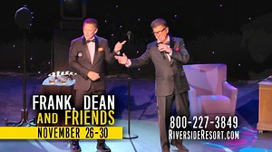Critically acclaimed Frank, Dean and Friend’s Thanksgiving Show stars Robbie Howard as the “Chairman of the Board” Frank Sinatra, and Tom Stevens as the “King of Cool” Dean Martin. These two world-class entertainers both had individual shows on the Las Vegas strip, and in 2022, combined their talents and have been selling out coast to coast with a high energy, 90-minute hysterical performances with over 60 different characters including: Tom Jones, Paul Anka, Johnny Cash, Wayne Newton, Cat Steve