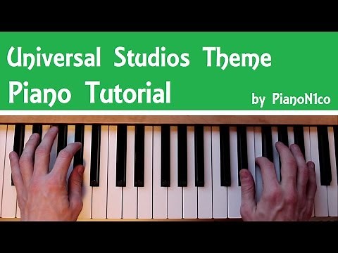 Universal Studios Theme | Piano Tutorial | How To Play | HD