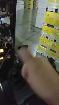 Clamp forklift controls