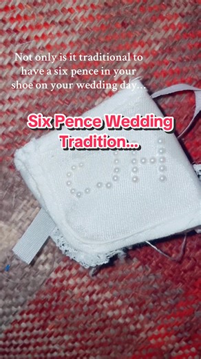 Its tradition to wear a six pence in your left shoe on your wedding day. Not only is it traditional but when asked how much he loved my Mum once (after much nagging) my Dad replied that he’d travel the world on a six pence. So my Mum took apart one of my silk baby booties and made little coin purses for Cody and I even put our initials on to be sewn into the lining of our wedding dresses 🥹 #littlethings #special #weddingtraditions #2026bride #bride
