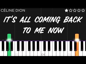 Céline Dion - It's All Coming Back to Me Now | EASY Piano Tutorial