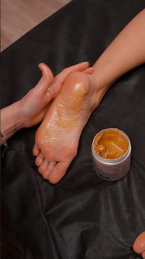 Golden Glow: Luxury Foot Scrub & Exfoliation Ritual 🦶✨