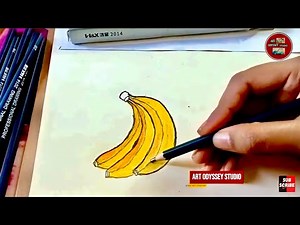 Easy Banana Drawing Tutorial