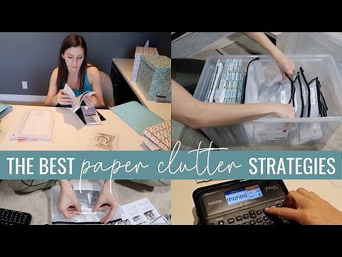 FINALLY TACKLING THE PAPERS IN MY OFFICE // How To Organize Manuals, Instructions & Extra Parts