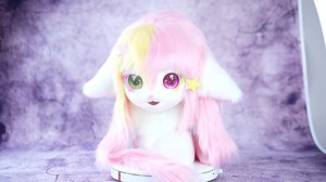 Character Sheep Fursuit Head Mask, Handcrafted Faux Fur Costume, Animal Cosplay Gear, Furry Convention Accessory, Role-play Headpiece - Etsy