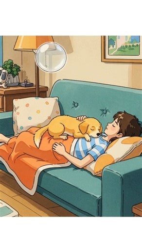 The Warmth We Share 🐾 | A Quiet Day | Pet Therapy #shorts #anime
