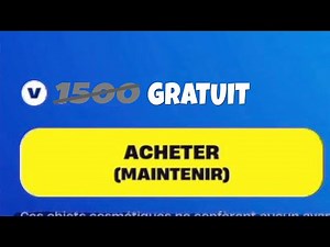 This 1500 VBUCKS Pack is FREE for Everyone in Fortnite