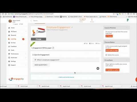 Engagedly- Creating And Managing eLearning